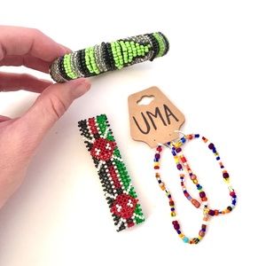 Africa Bundle: Earrings and Bracelets